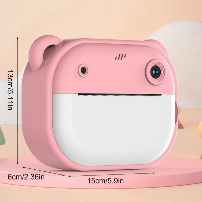 Kid Camera Digital Video Camera Fun Children Camera with Print Paper Film