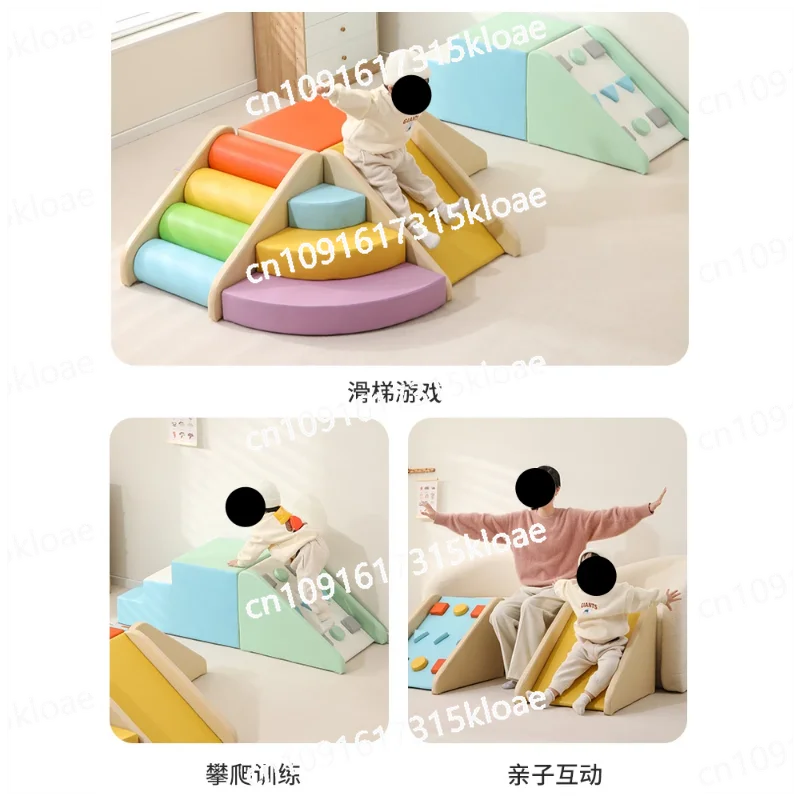 Household Indoor Infant Soft Package Toy Combination Corner Climbing Slide Infant Early Education