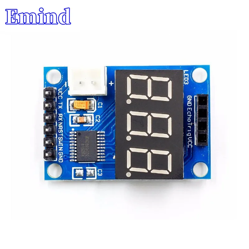 1/3/5/10/20Pcs HC-SR04 Ultrasonic Ranging Module ultrasonic Sensor Test Board Distance Sensor Detector Serial Port Output