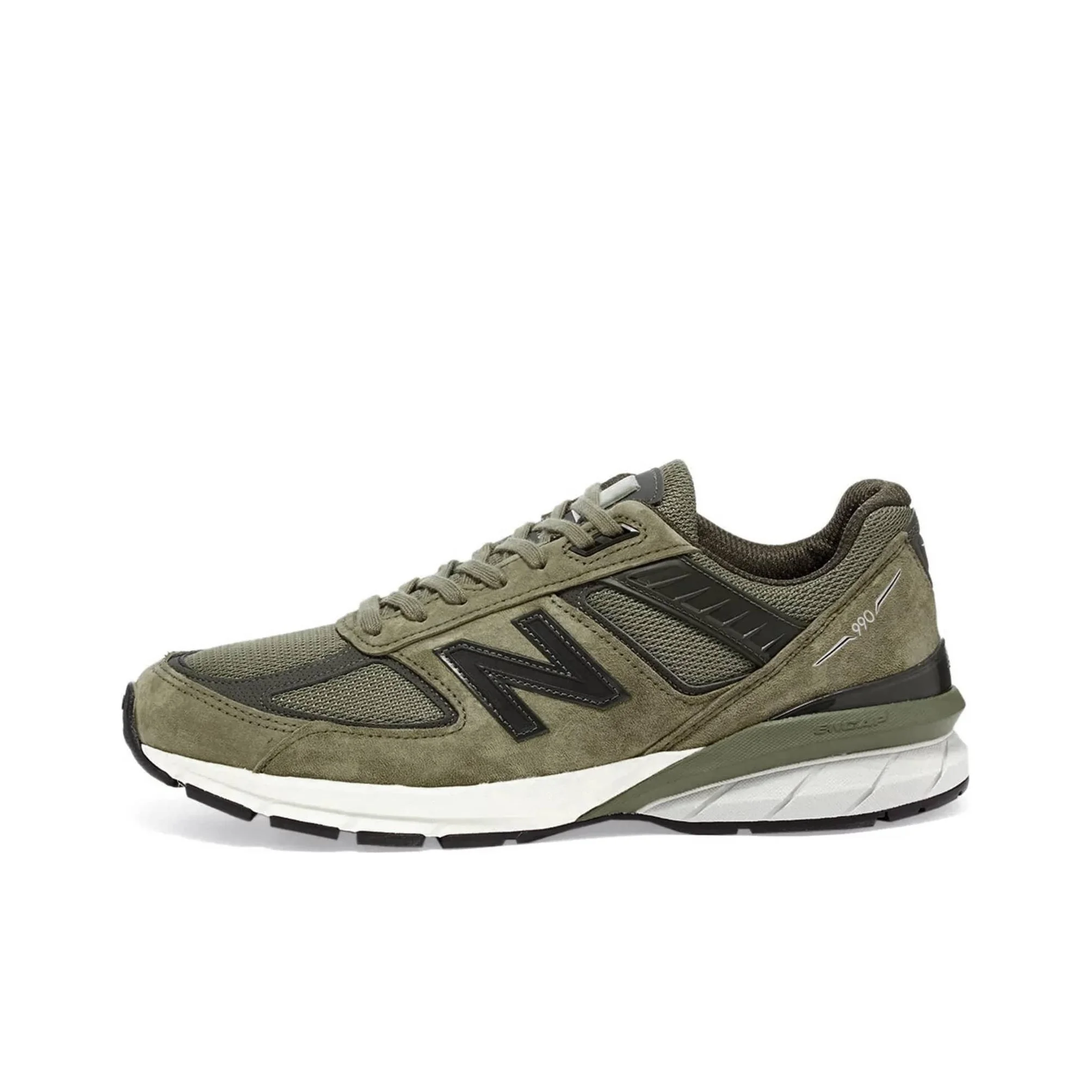 New Balance NB 990 V5 Running Shoes Men's Low Top Secret Green/Camouflage Green M990AE5