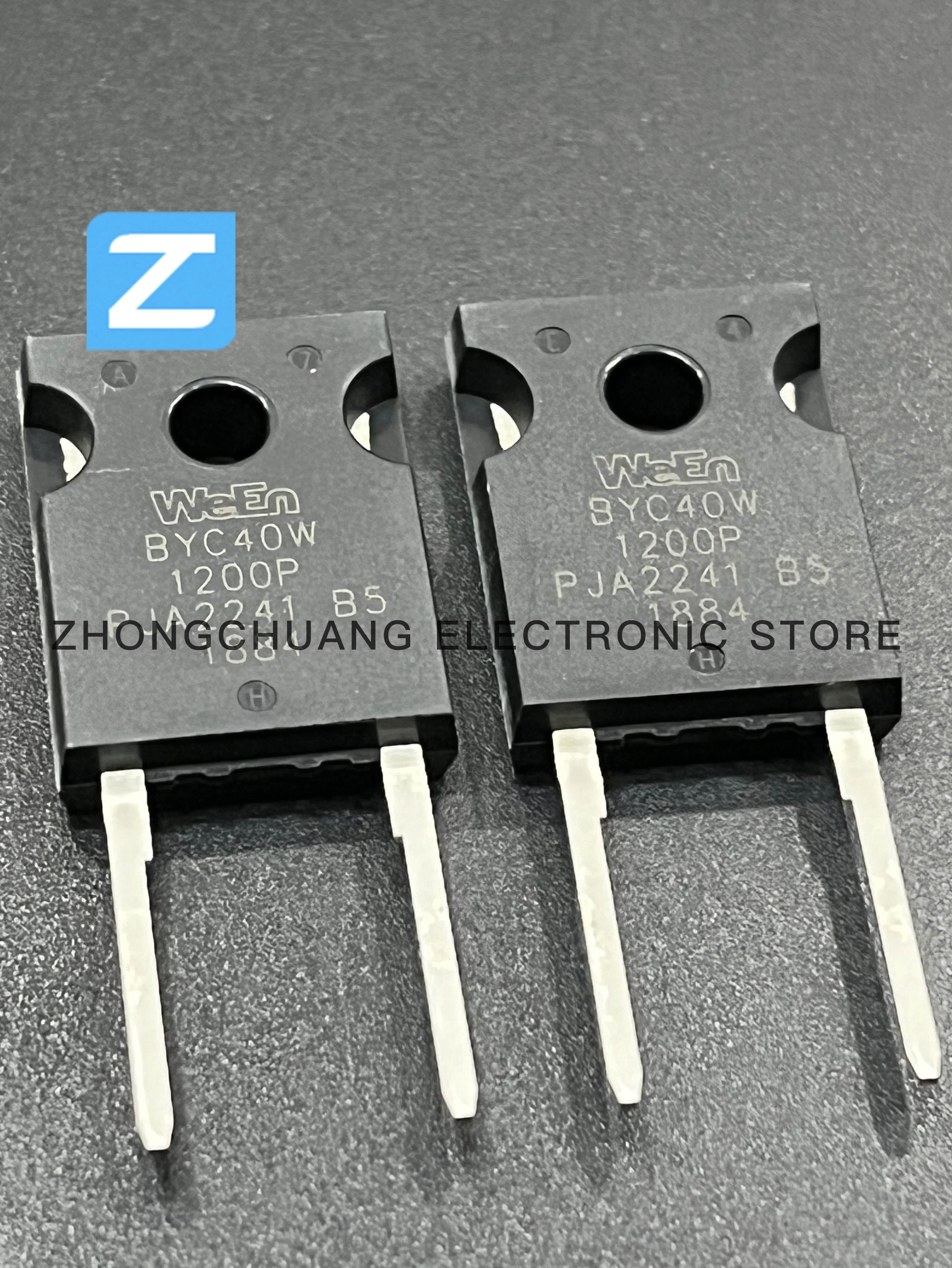 1-10PCS BYC40W-1200P BYC40W1200P TO-247-2 1200V 40A Hyperfast power diode new original