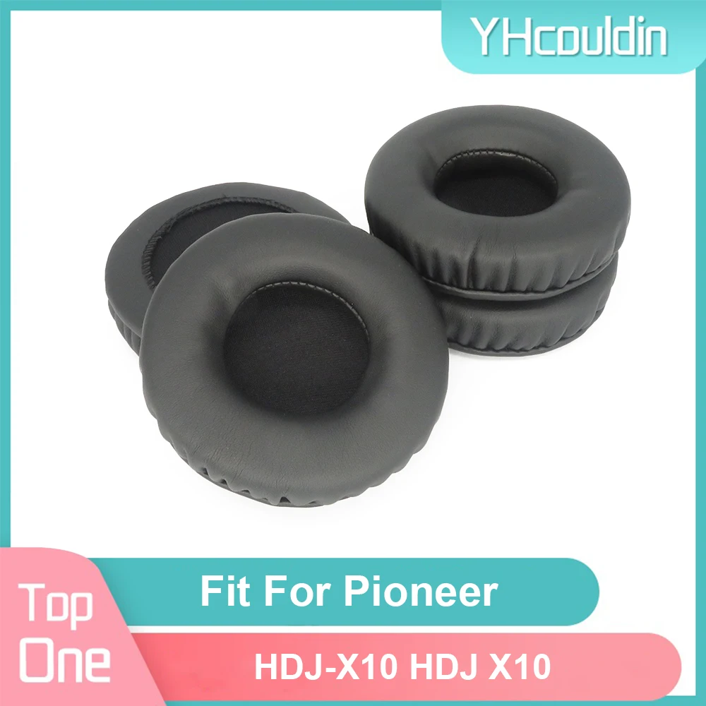 وسادات الأذن ل بايونير HDJ-X10 HDJ X10 سماعة سماعات الأذن بولي Pads لينة منصات رغوة بطانة للأذن الأسود