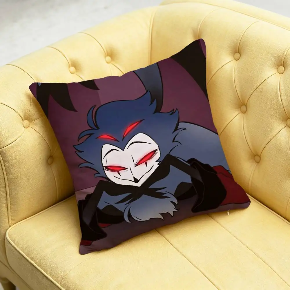 For H-Helluva Boss Stolas Throw Pillow Case 30cm 50cm 45cm DIY Square Pillowcase Square Office Cushion Cover