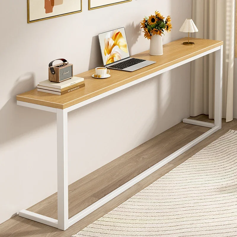 Log Style Province Space Furniture Sofa with Long Table in The Bedroom Narrow Cabinet By The Bed Living Room Wall Storage Rack
