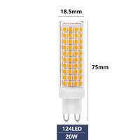 10pcs led g9 AC220V/110V ceramic  5W 12W 15W 20W light bulb smd 2835 super bright warm /cold