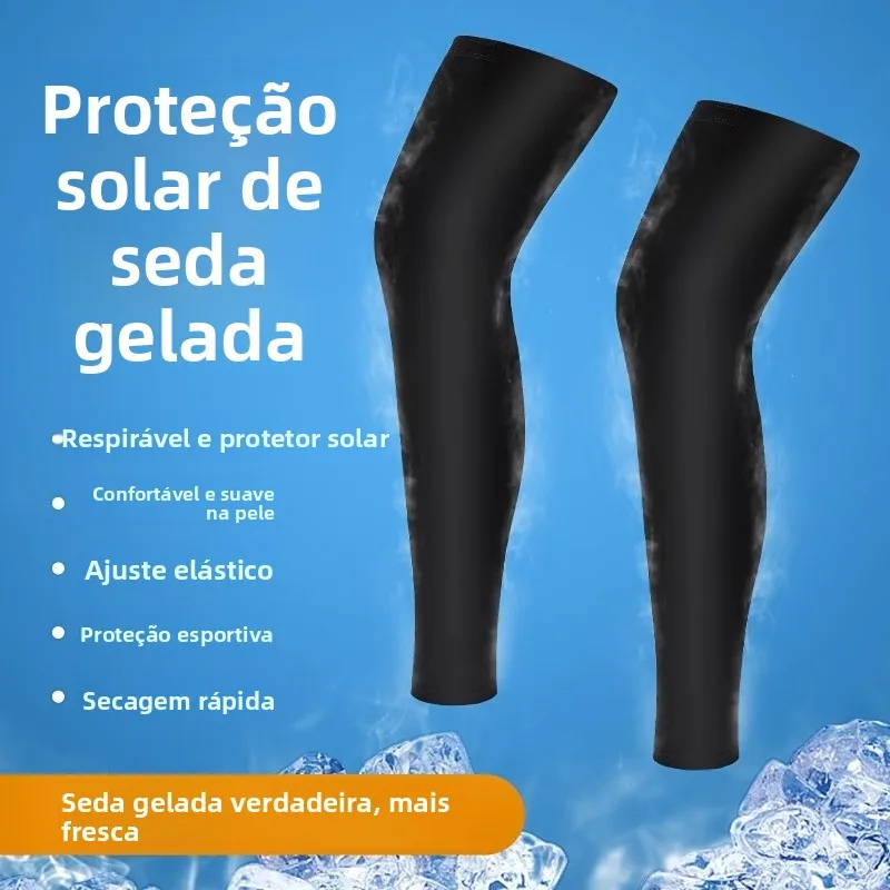 leggings-de-seda-gelada-unissex-para-esportes-ao-ar-livre-corrida-e-basquete-com-joelheiras-coberturas-de-pe-refrescantes