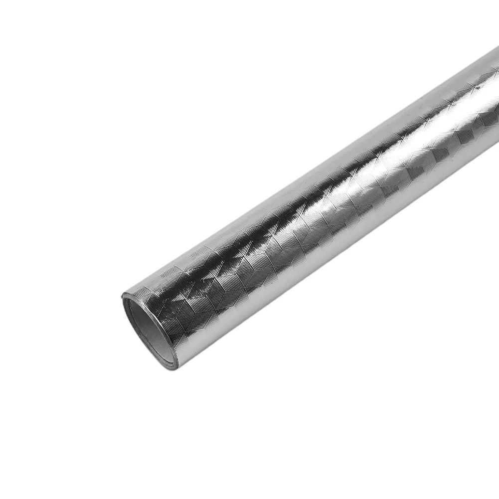 Aluminum Foil Sticker Waterproof and Oilproof Kitchen Countertop Cover Anti Dust for Cabinet and Wall Protection 5M Length