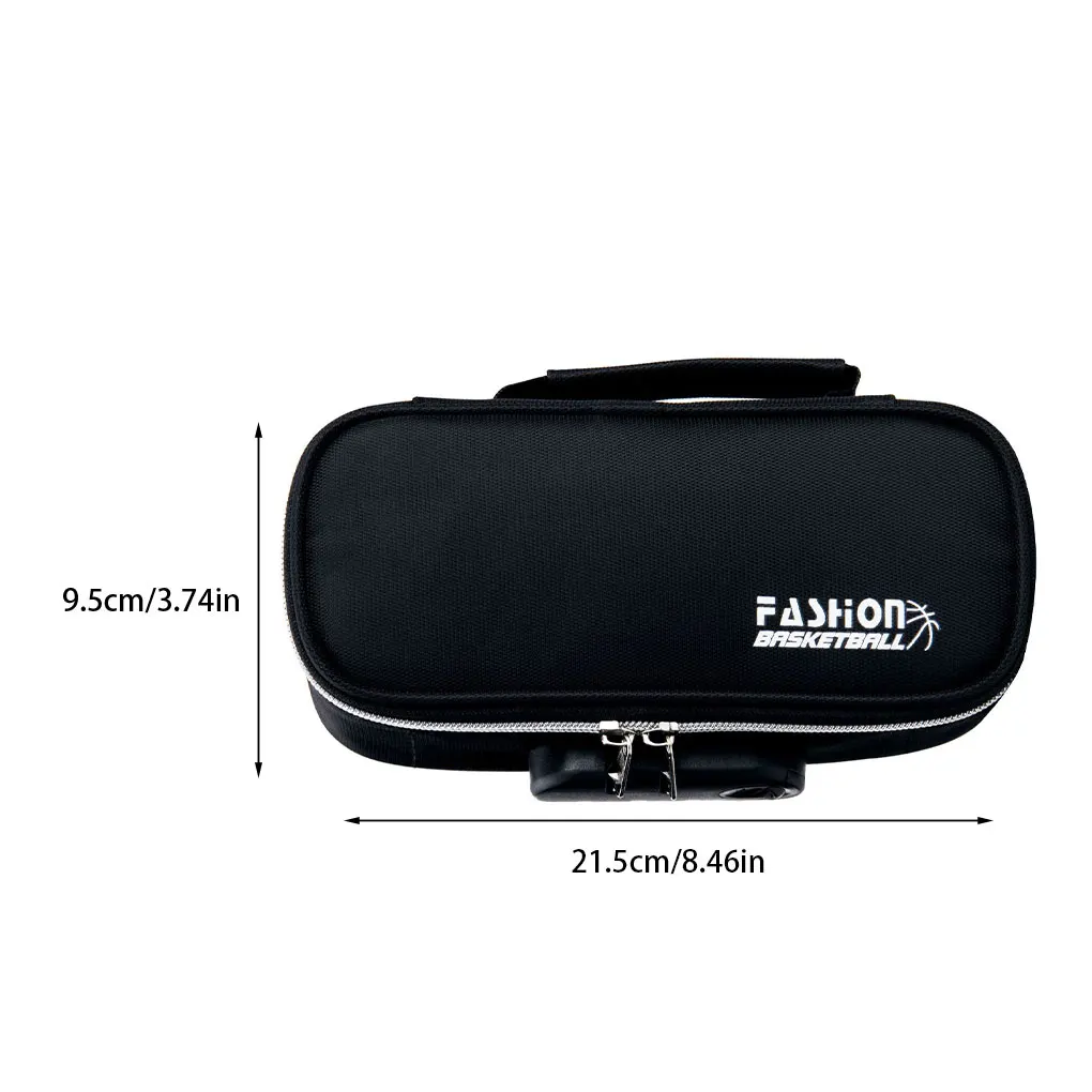 حقيبة أقلام بسعة كبيرة ، حقيبة أقلام رصاص ، حقيبة قرطاسية ، حجم صغير ، أمان