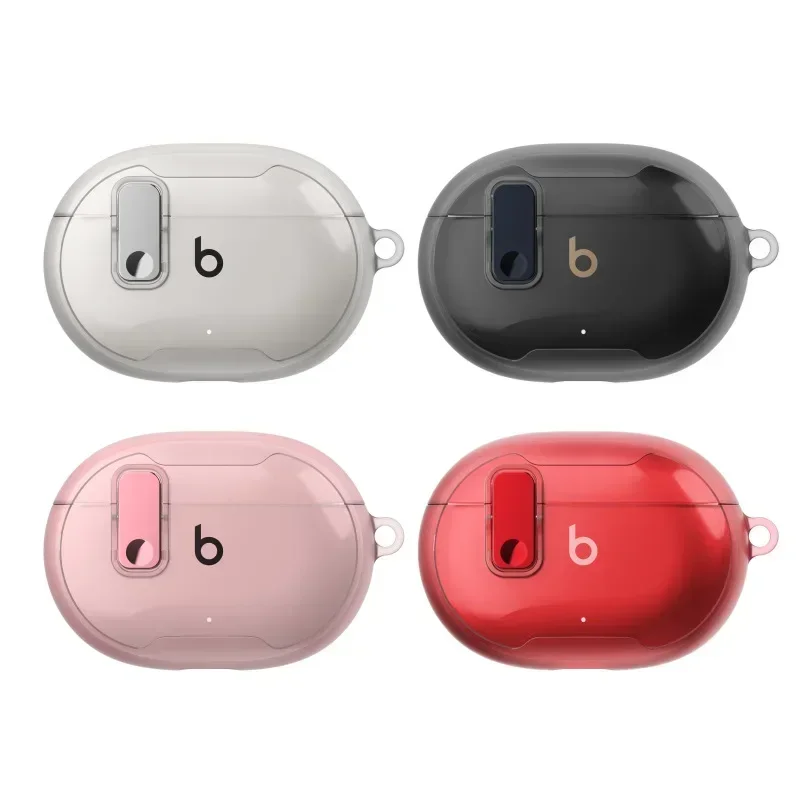 For Beats Studio Buds Earbuds Case Luxury Shockproof Cover Earphone Case With Keychain for Beats Studio Buds + Plus Case Shell