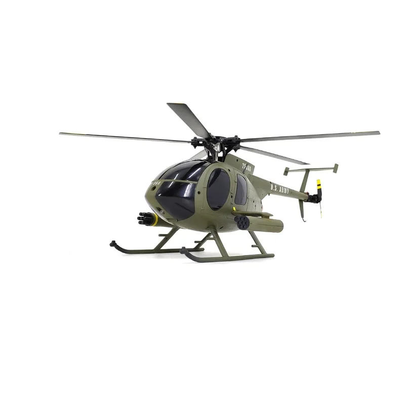 Md500 Simulation Rc Remote Control Helicopter C189 Optical Flow Positioning Brushless Model Three Level 1:28 Aircraft Model