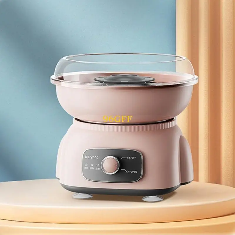 Máquina giratoria algodón azúcar para hogar, materiales consumibles, fabricante postres suaves con calentamiento