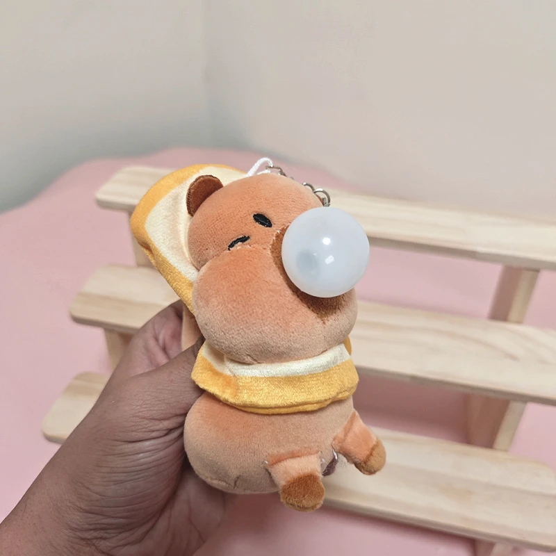 Tas sekolah murid, aksesori gantungan kunci boneka liontin kartun lucu 12CM