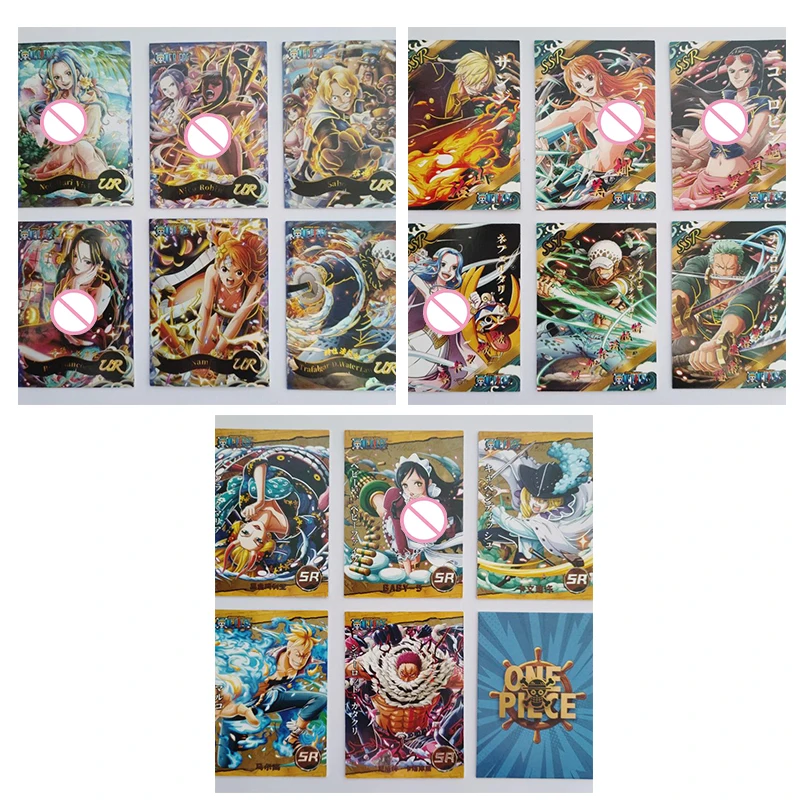 

Ace of Spades One Piece Nico-Robin Nefeltari Vivi Nami Ur Ssr Sr Card Anime Characters Game Collections New Boys Birthday Gift