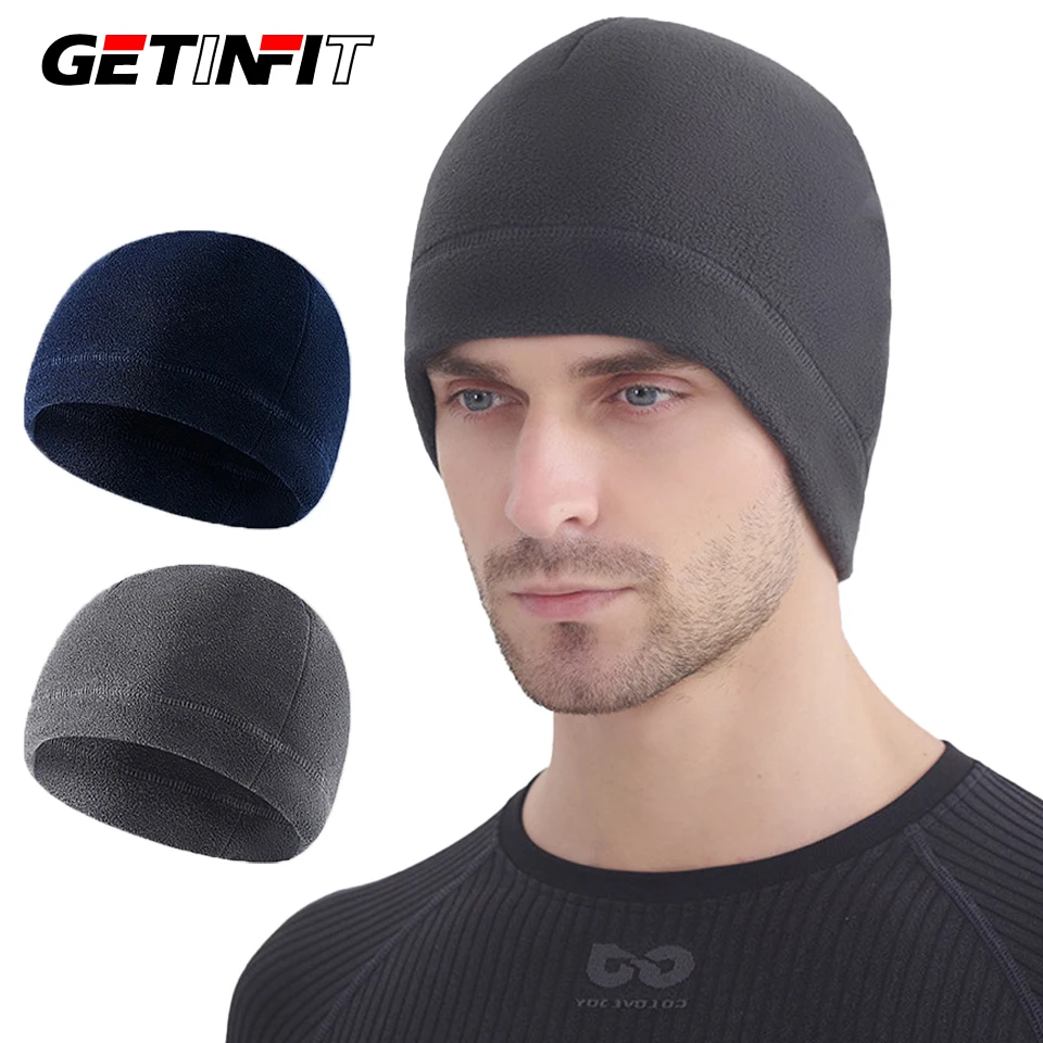 

GETINFIT 1 шт. зимняя теплая кепка, спортивная защита от холода и ветра, уличная флисовая коллекция, велосипедная, лыжная, беговая, походная кепка
