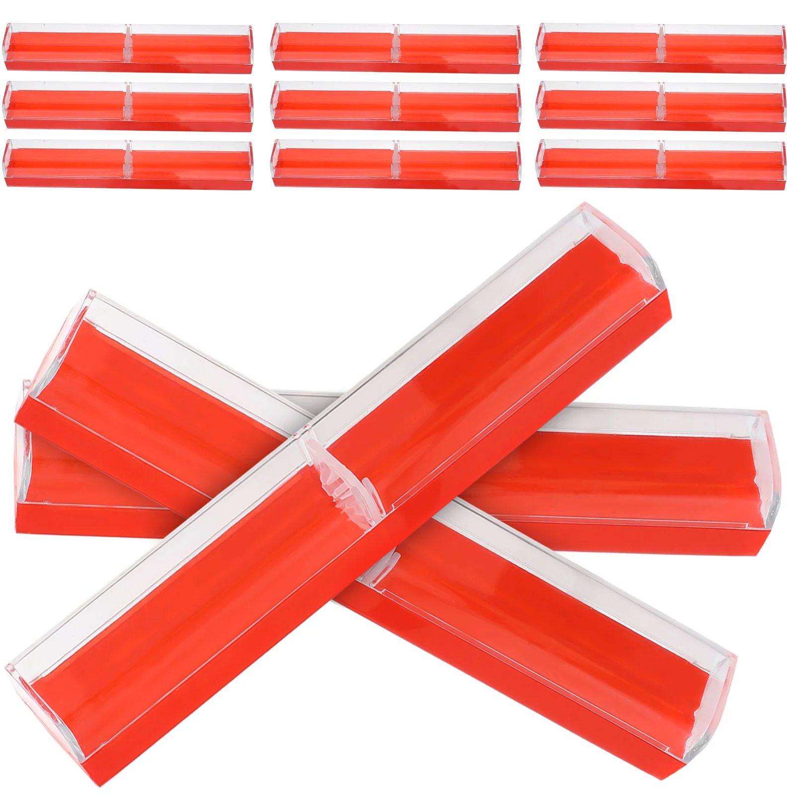 

12 Pcs Plastic Pen Box Storage ​case Organizer Gift Boxes Empty Fountain Container