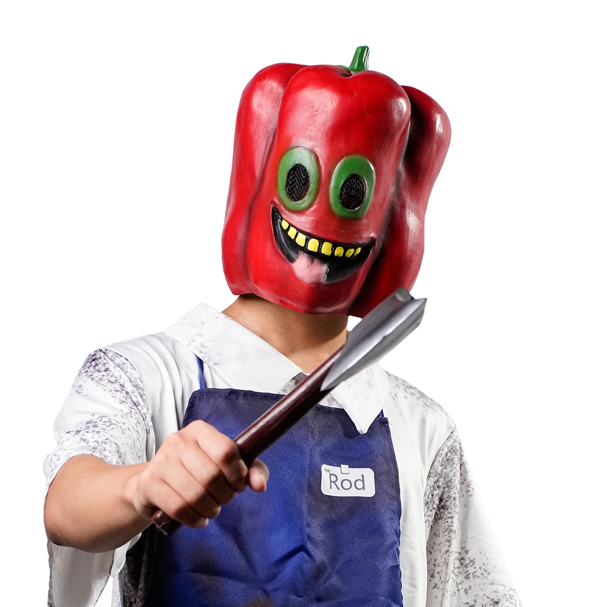 Superrealistische Tomatenmaske als Kopfbedeckung, geeignet für Halloween-Kostüme, Karnevalspartys und als perfektes Geschenk für Tiermasken-Enthusiasten.