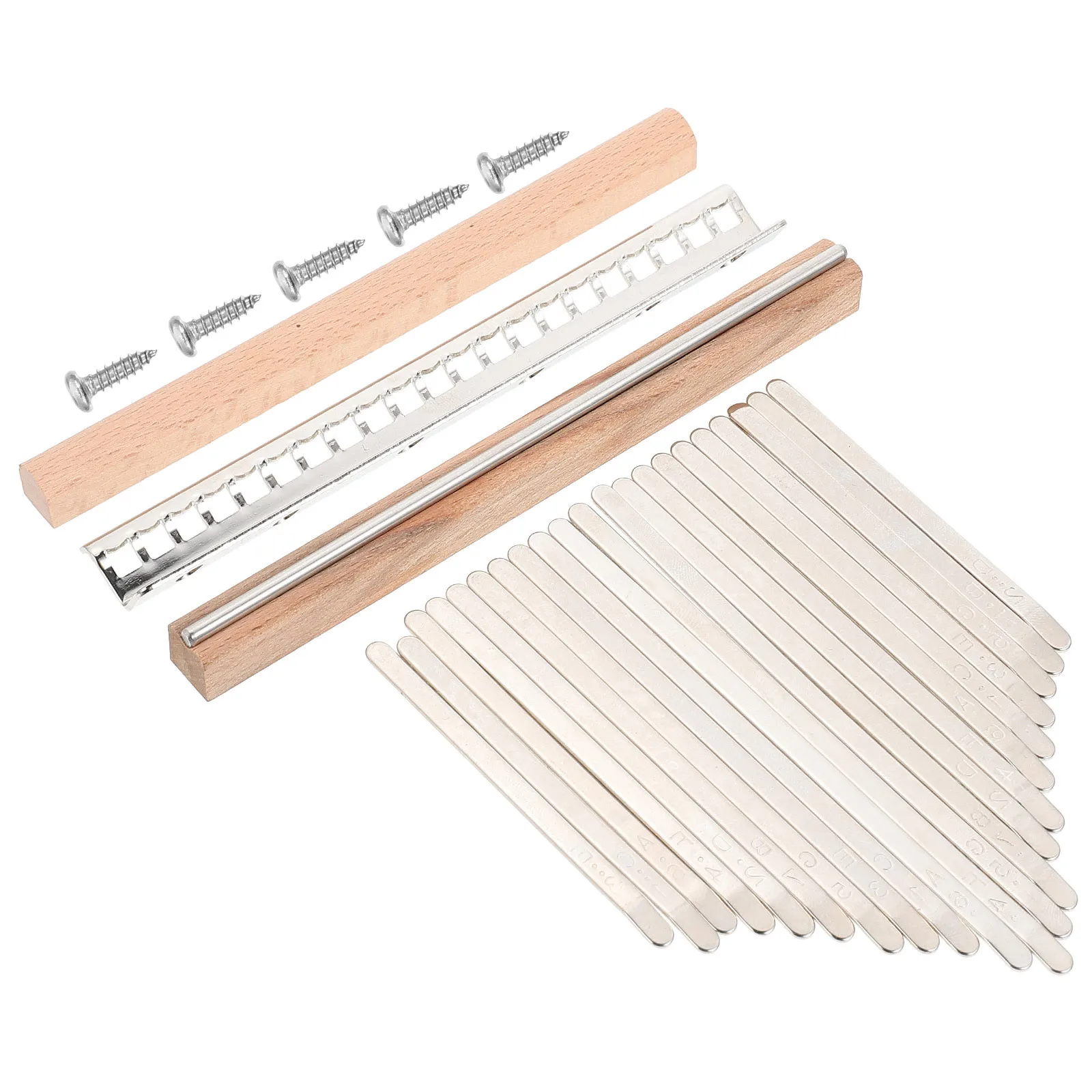 

1 Set Diy Kalimba Kit Thumb Piano Accessories Replacement Parts Durable Compact Size Easy Carry Practice Performance Homemade
