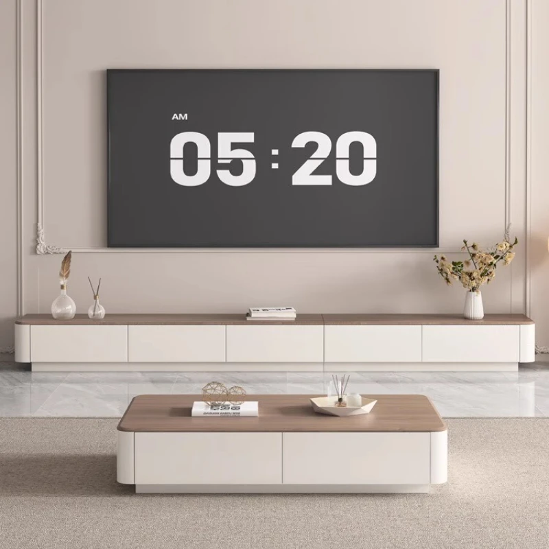 Cream Wind Tv Table Display Luxury Living Room Universal TV Cabinet Modern Designer Hallway Trendy Archivadores Salon Furniture