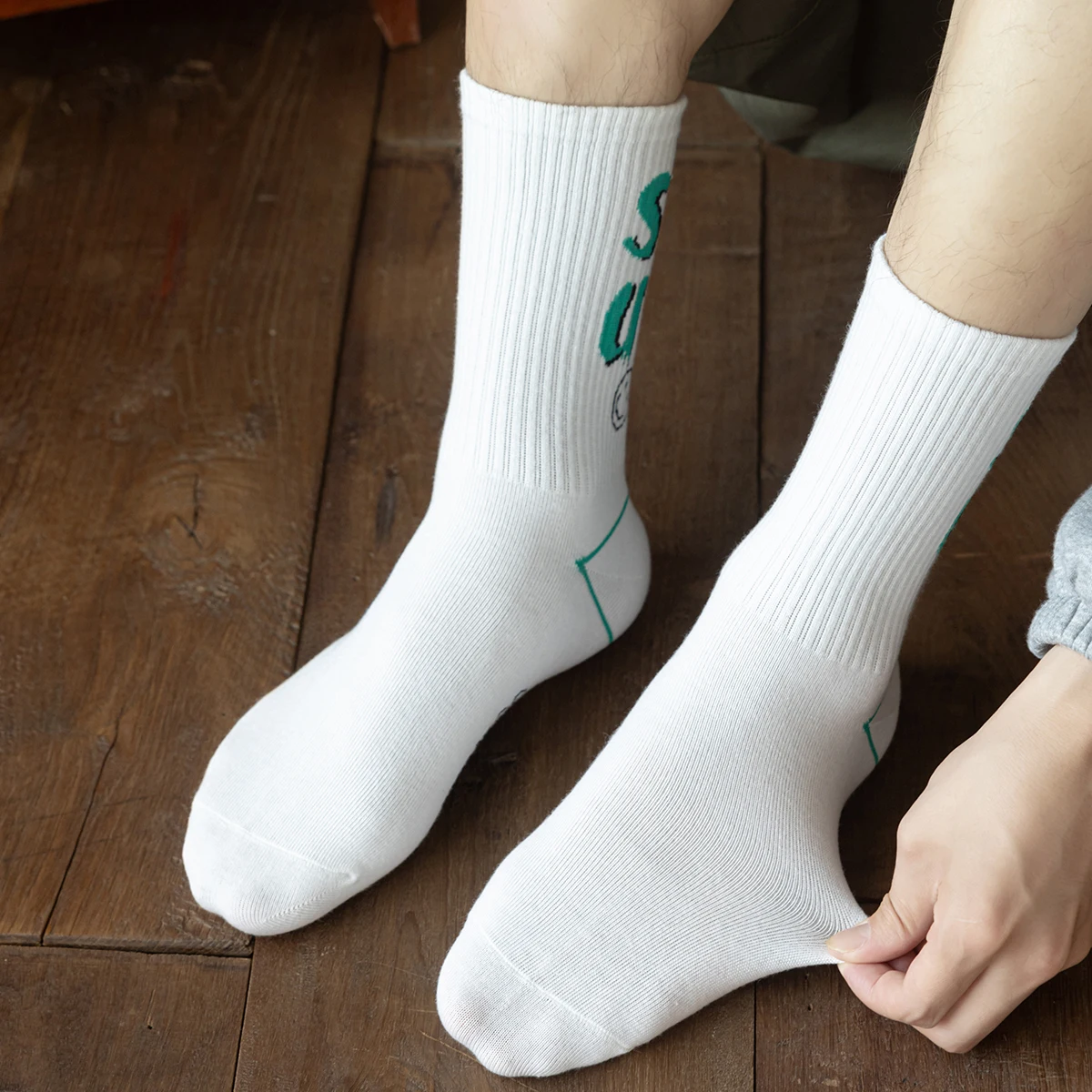 Носки-трубы с надписью для дома и езды на велосипеде для девочек длинные короткие носки для лучших друзей шикарные носки для спортзала в стиле бохо в стиле панк здоровье волейбол уличная одежда Новинка