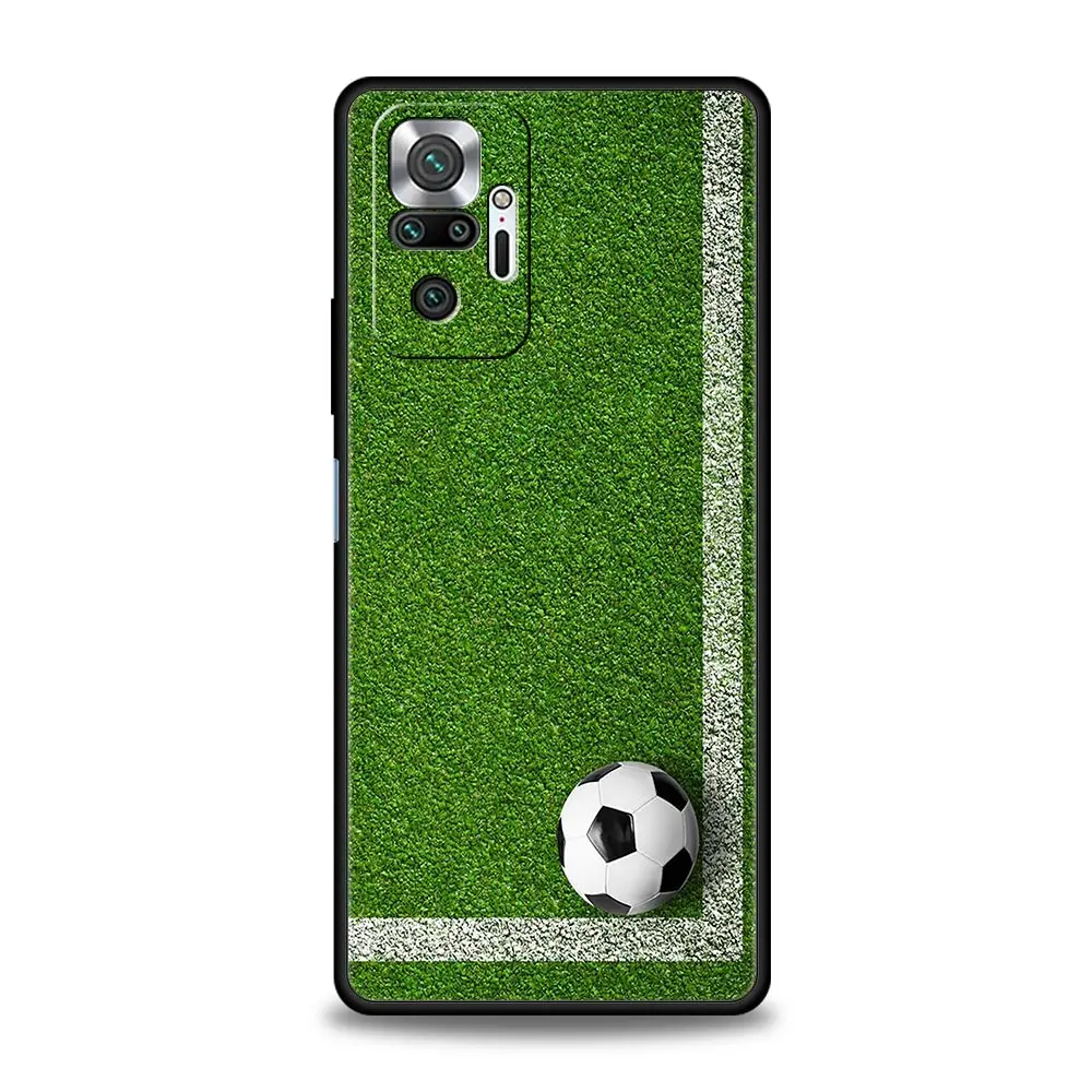 Phone Case For Xiaomi Redmi Note 14 13 12 5G 9S 9 10 11 Pro Plus 4G 9T 14C 13C 12C 10C 9C 9A Cover Football Passion Soccer Ball