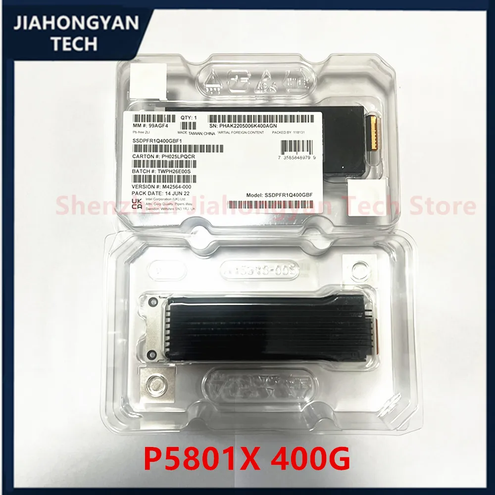 SSD For OPTANE Intel P5801X 400G E1. S Nvme Enterprise-level Brand new Original solid-state drive with adapter PCIe4.0