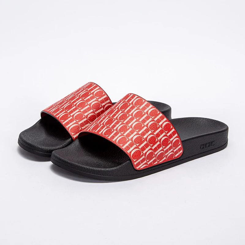 Different Types of Letter Printed Designs for Women\'s Slippers, Multi Color and Multi Size, Exquisite and Comfortable
