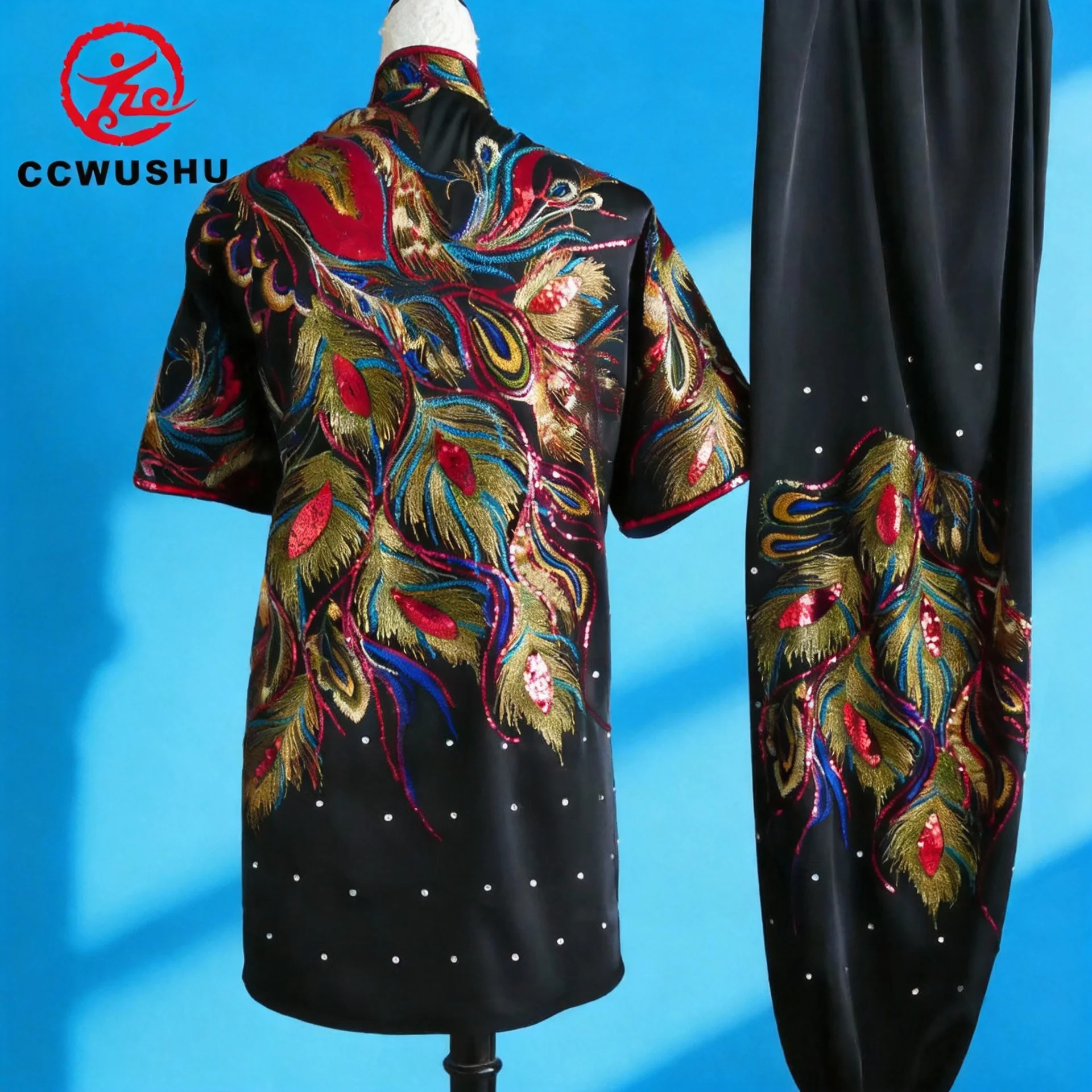 Chinesische Kung-Fu-Kostüme, Wushu-Kleidung, Changquan-Uniform, Kampfkunst-Wettkampfkleidung, bestickte Kungfu-Taolu-Kleidung, CCWUSHU – Detail 26