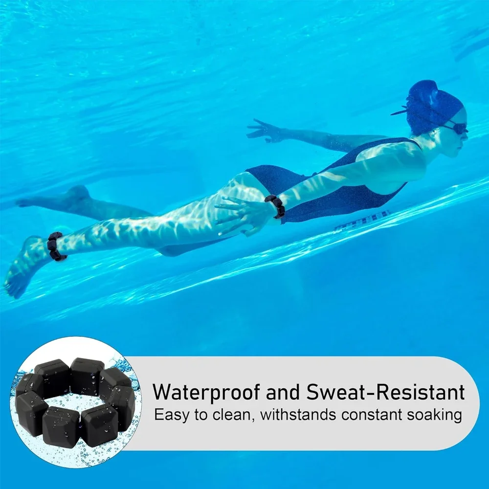 1Pair Wrist Ankle Weights for Women (0.33LB / 0.15kg Each),Wearable Strong Arm & Leg Weights,Adjustable Ankle Weights for Yoga