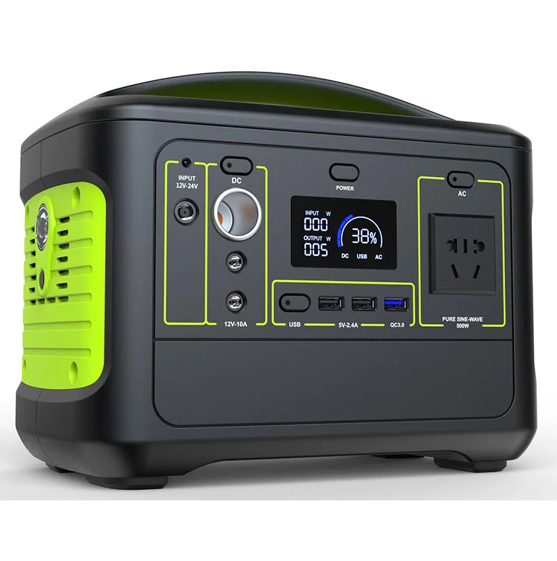 

Портативная электростанция солнечного генератора 12 В 24 В 500 Вт 1 кВт Портативная электростанция