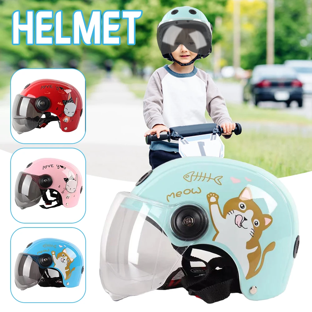 

Cute Printed Cycling Helmets For Kids Soft Breathable E-bike Helmets For Road Bike