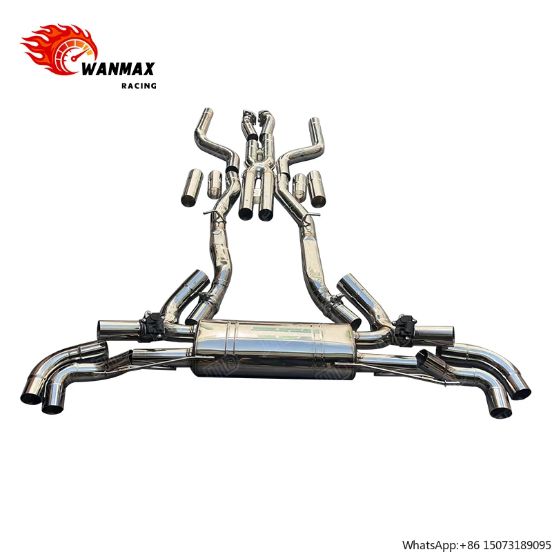 

Выхлопная система Catback из нержавеющей стали 304SS для BMW X7 M50i M60i G07 2019+ с равнодлинными трубами