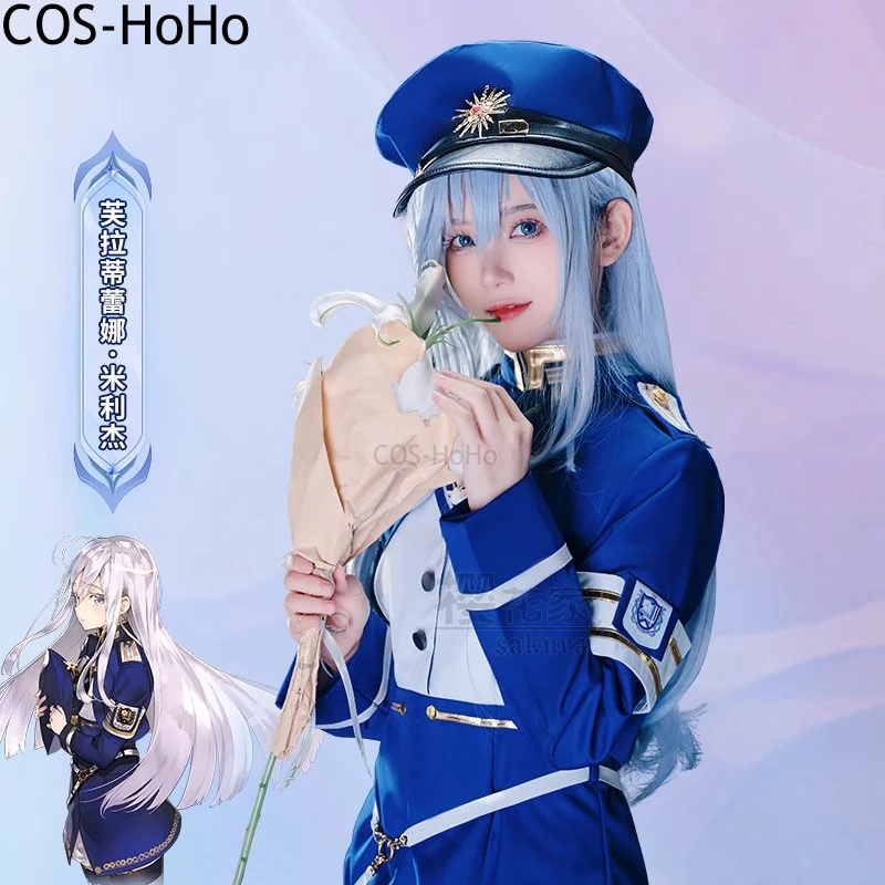 

COS-HoHo Anime 86 Eighty Six Vladilena Milize Military Uniform Cosplay Costume Halloween Party Role Play Outfit For Women
