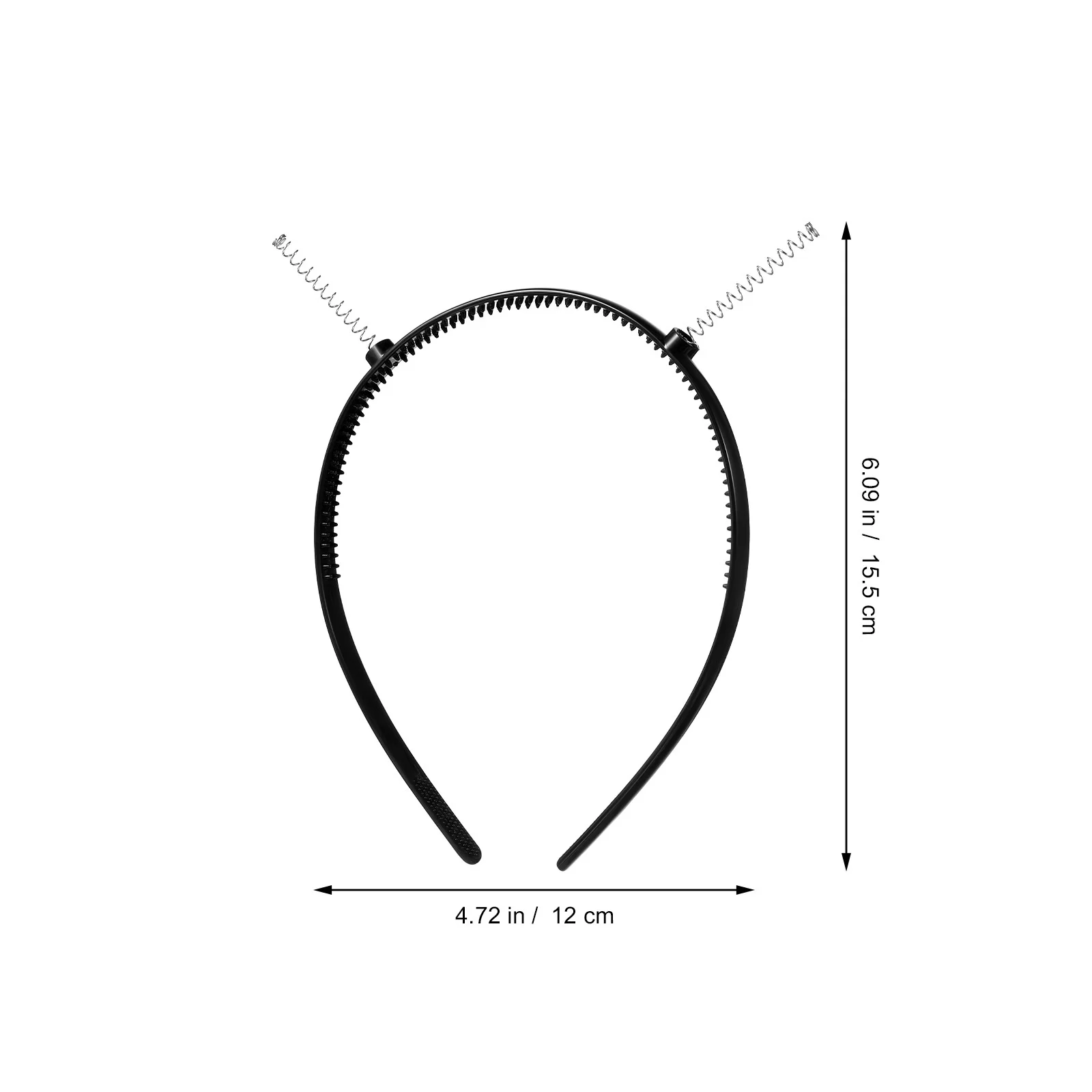 6 قطع من إطار عصابة الرأس DIY للنساء، مستلزمات صناعة الشعر، تصميم الأسنان، عصابة رأس بلاستيكية للشعر المجعد وغسل الوجه