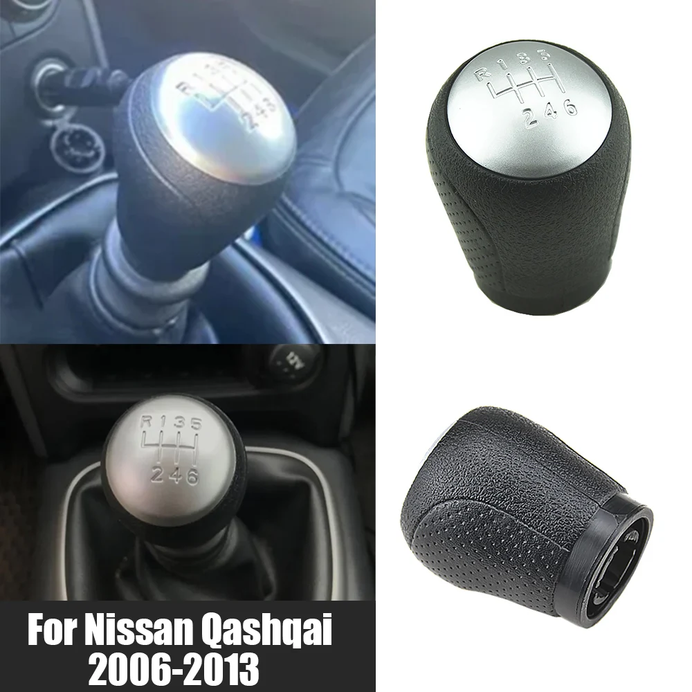 Neuer Schaltknauf für Nissan Juke F15 Qashqai J10 Dualis X-Trail Stick Shifter Hebel Stift Griff Ersatzteile 2006–2013