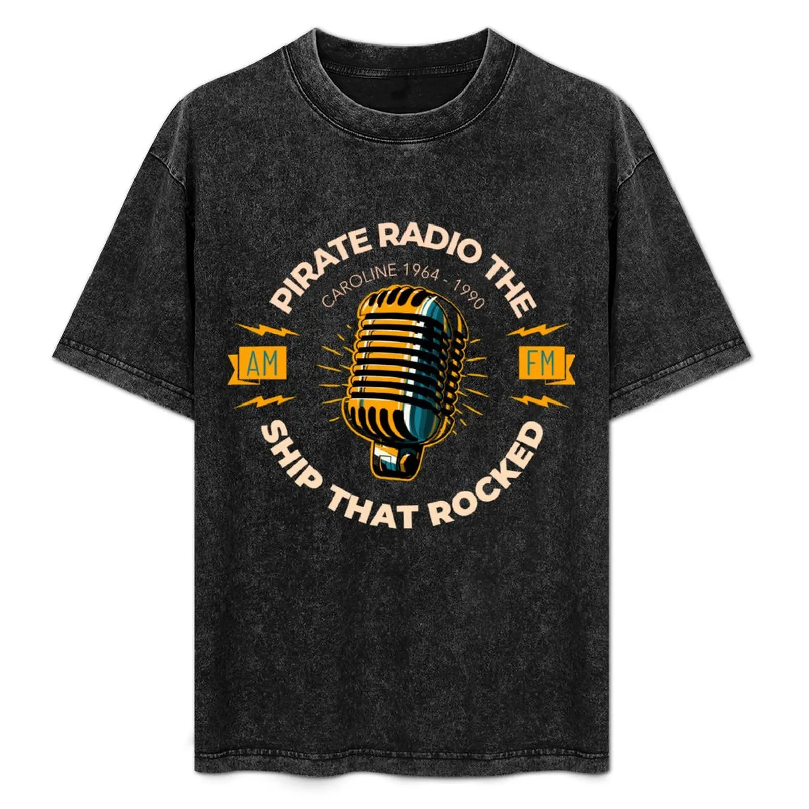 

Radio Caroline Pirate Radio The Ship That Rocked T-Shirt Street Fashion Casual Tee Shirt