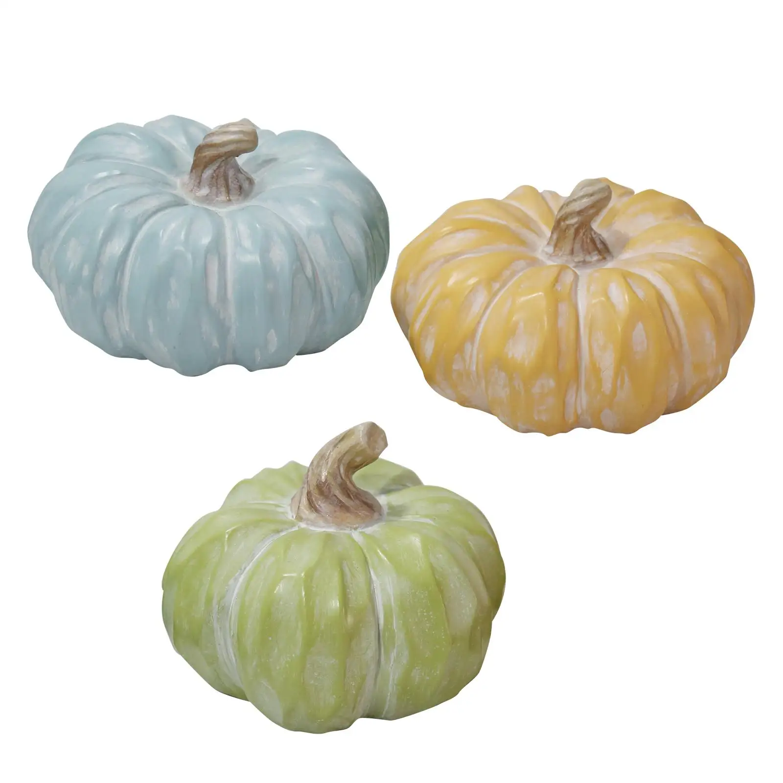 Artificial Pumpkins, Vegetable Ornaments Rustic Pumpkin Decorations for Holiday Tablep Party Supplies Fall Harvest