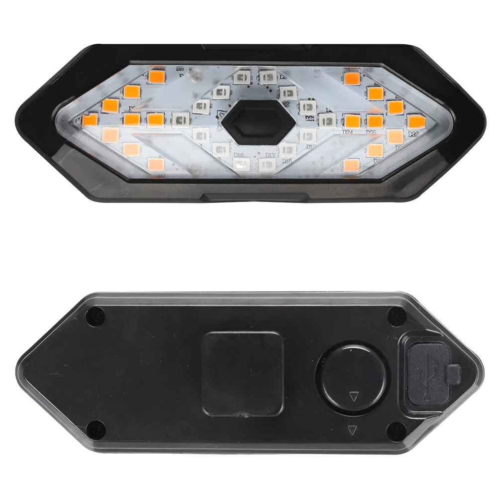 Bicycle Indicator High Lumen LED Rear Light for Safer Cycling Adjustable Up/Down Angle and 900mAh Lithium Battery