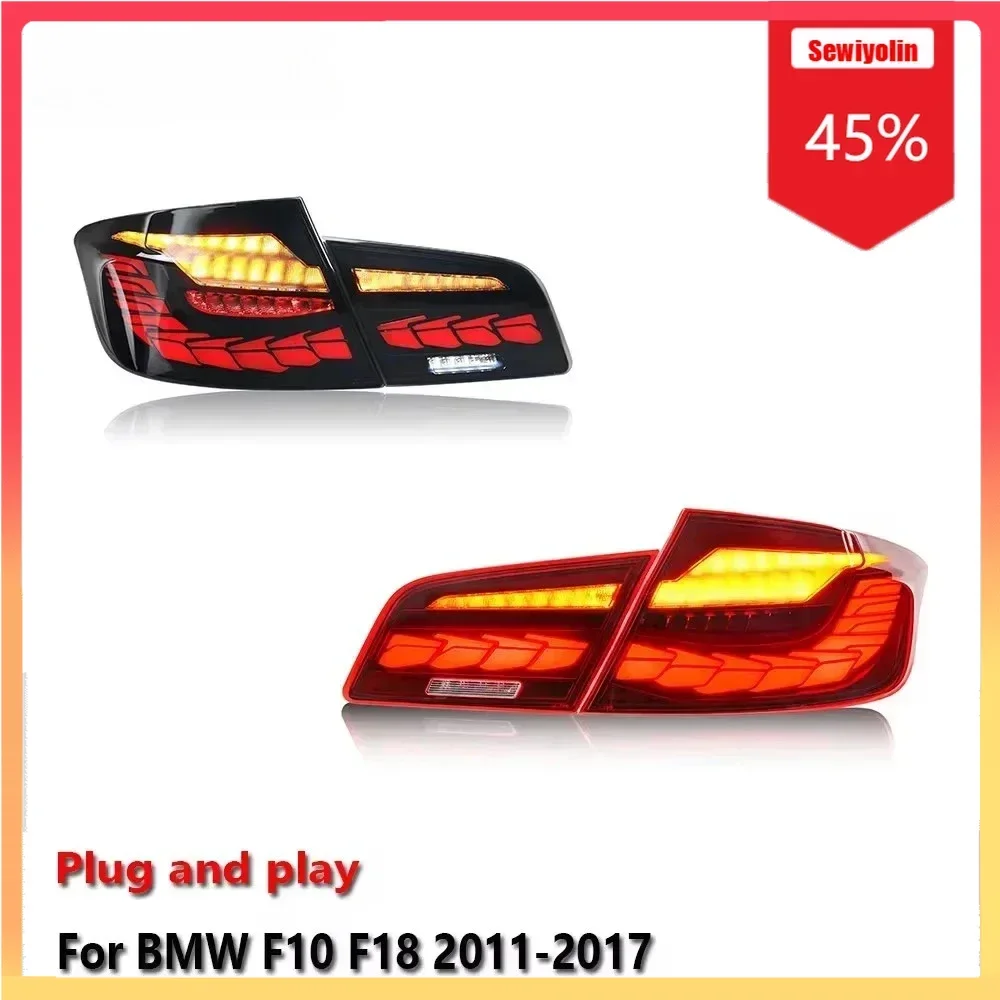 

Car Accessories Lamps Tail Lights For BMW F10 F18 2011-2017 Auto DRL Fog Rear Trailer lamps Turning Signal Voiture Plug