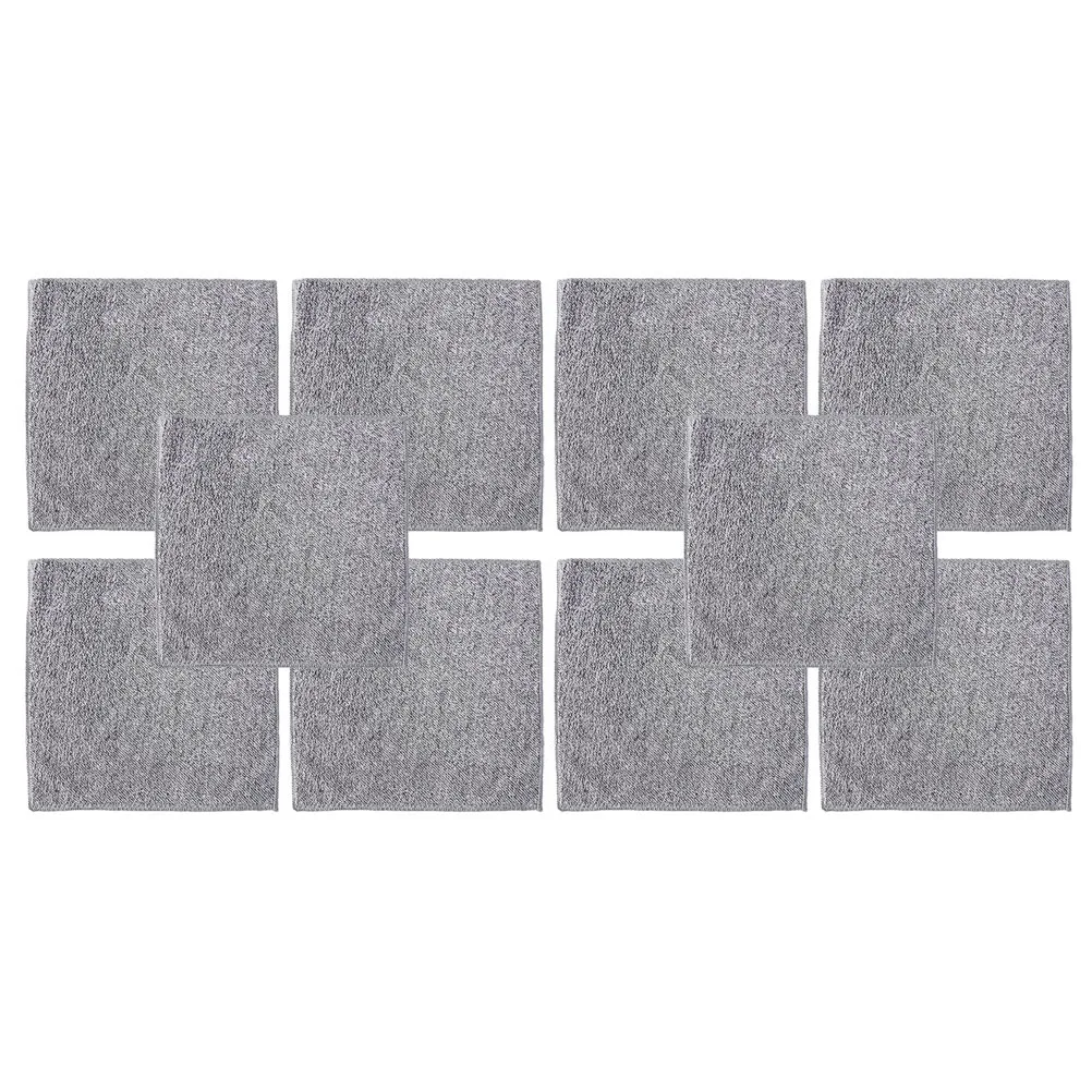 

10pcs Quick Drying Dish Towels Dish Cloths Restaurant Kitchen Washcloths Strong Decontamination -Function Household