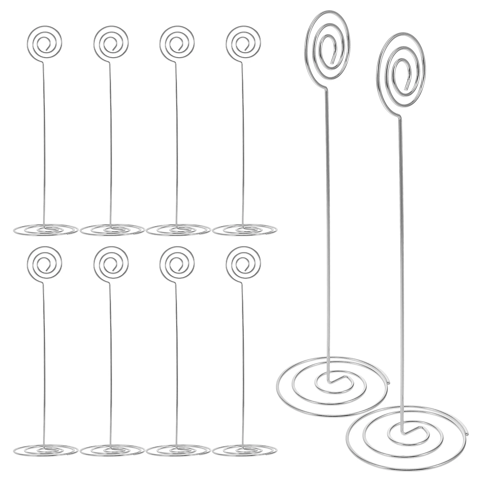 

10 pcs High Table Rack Note Clips for Wedding Party Restaurant Office Memo Holder Place Card Stand Name Clip Photo Frame