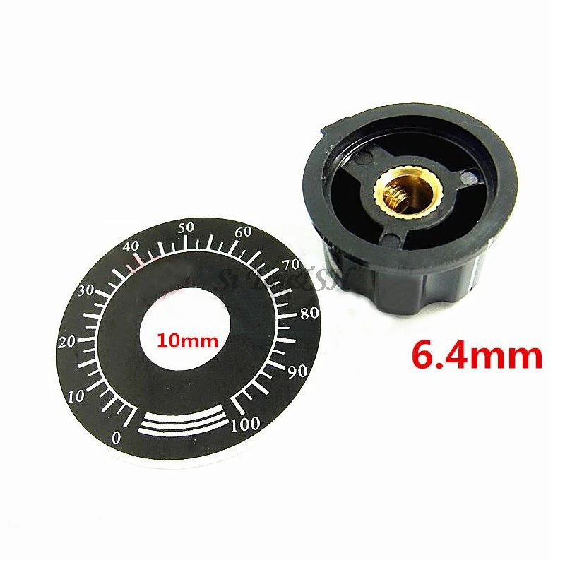 1 set WTH118 Kit fai da te parti 2W 1A Potenziometro 1K 2.2K 4.7K 10K 22K 47K 100K 470K 1M