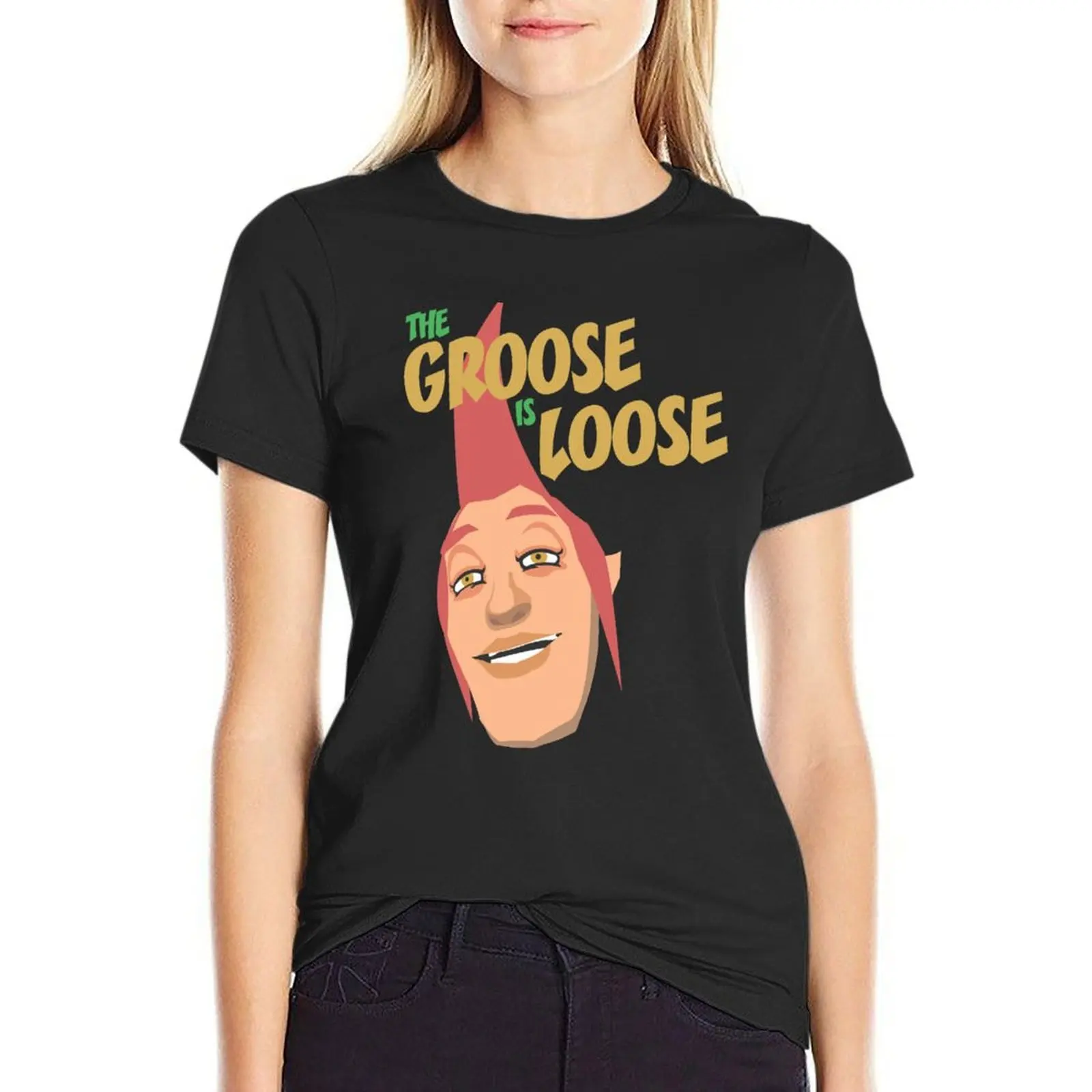 

The Groose is Loose T-Shirt lady clothes tees female Blouse t-shirts for Women graphic tees