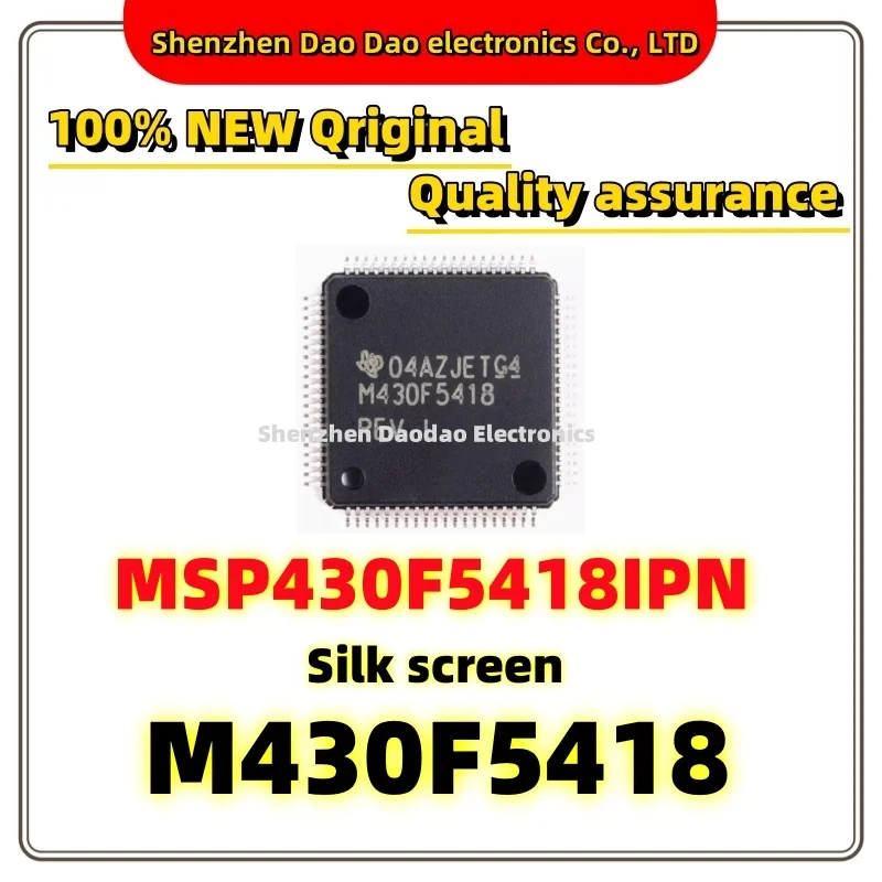 MSP430F5418IPN Silk screen M430F5418 MSP430F5418IPNR LQFP-80 microcontroller chip IC New original