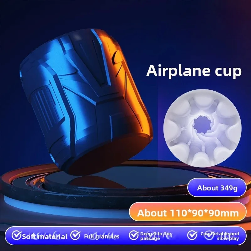 Adult Sex Toys Male Manual Masturbator Cup Double-ended Hollow Massage Sleeve Penis Trainer Pocket Pussy Adult Supplies - view 2