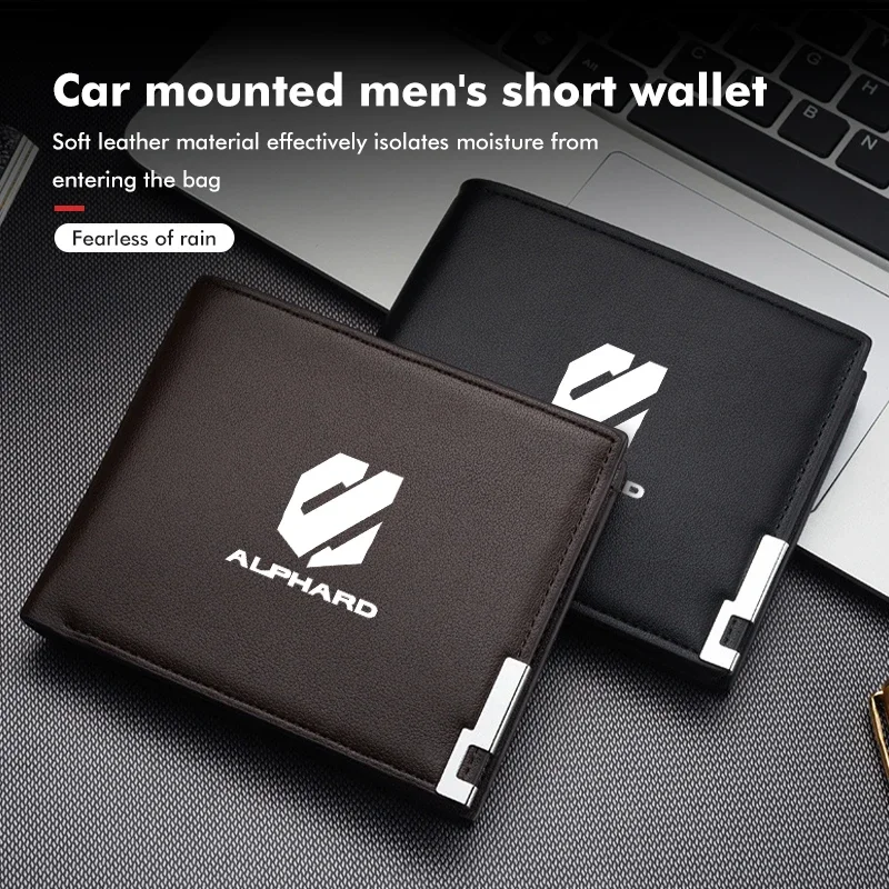 Leather Car Driver License Credit ID Card Holder Case Wallet For Toyota Alphard Vellfire 20 AH20 2010 2011 2012 2013 2014 2015