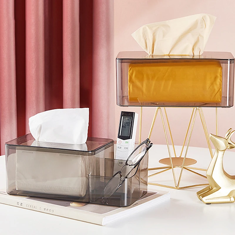 Transparent Tissue Design Tissue Box Halter Für Toilette Home Office Handtuch Serviette Papier Spender Tissue Halter
