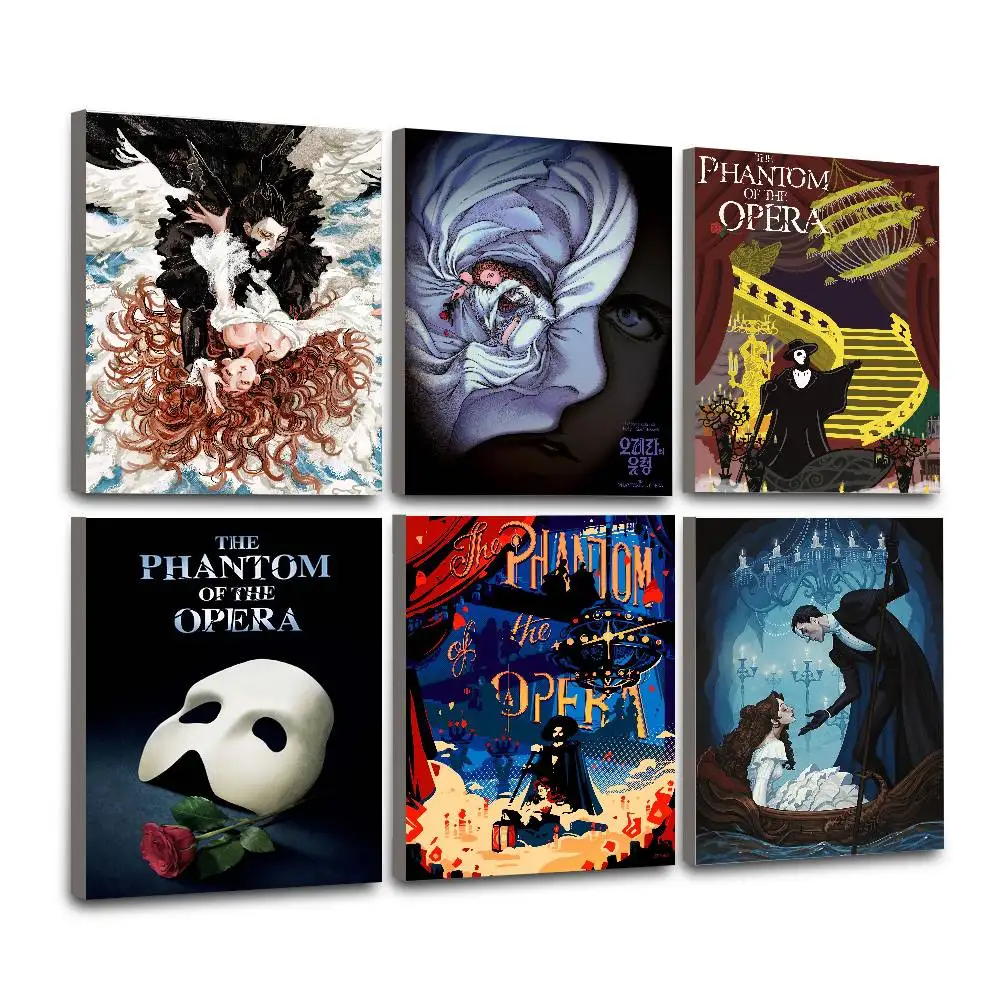 T-The Phantom of the Opera Poster Wall Art for Study Living Room Decor Unique Home Decoration Pictur Gift