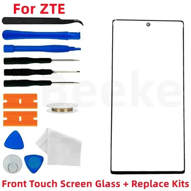 Outer Screen Glass Lens + OCA For ZTE Axon 50 40 30 20 Nubia Z60 Z50 Z40 Z30 Ultra Z60S Z50S Pro Front LCD Display Touch Replace