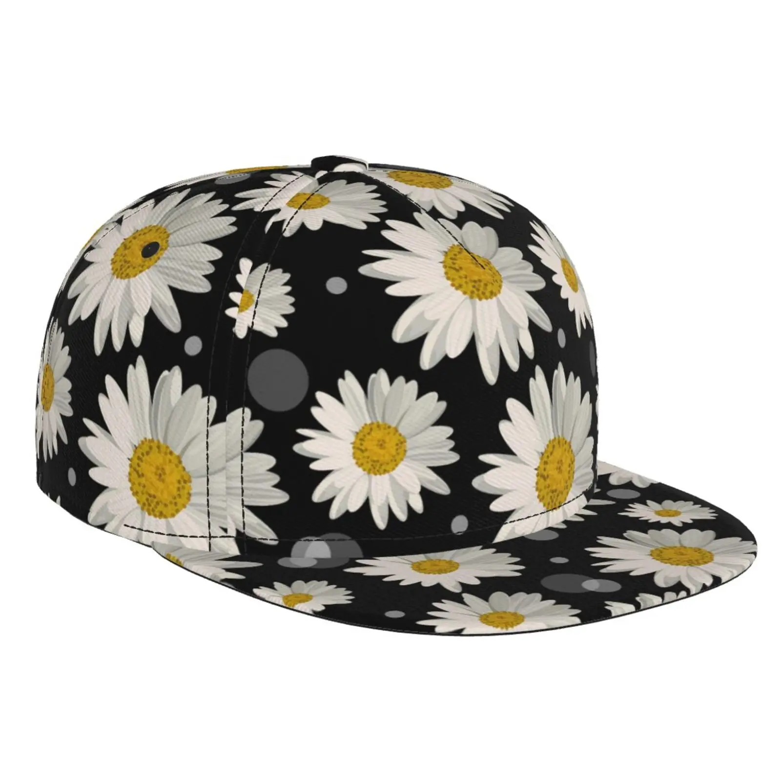 Daisy Floral Baseball Caps for Women Cute Daisy Fashion Trucker Hat Ladies Casual Adjustable Hat