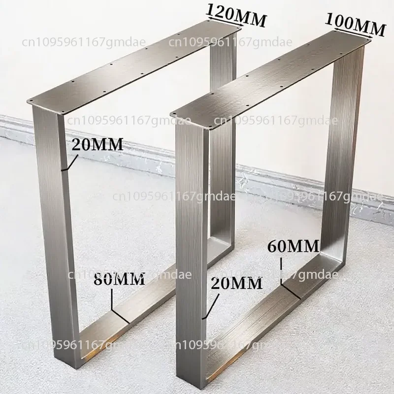 Stainless steel table legs table legs dining table feet bracket bar  support legs desk solid wood large board bracket